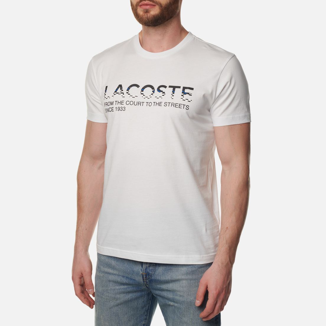 Lacoste Мужская футболка Regular Fit Branded Print