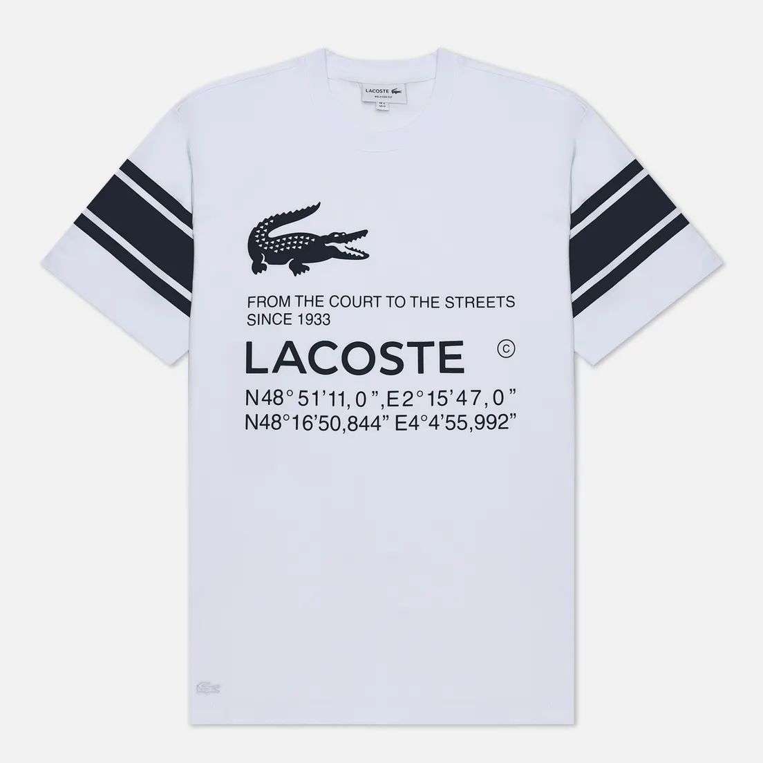 Lacoste Мужская футболка Block Patterned