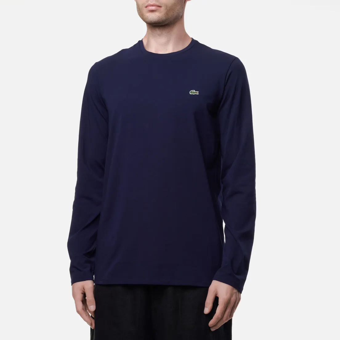 Lacoste Мужской лонгслив Crew Neck Regular Fit
