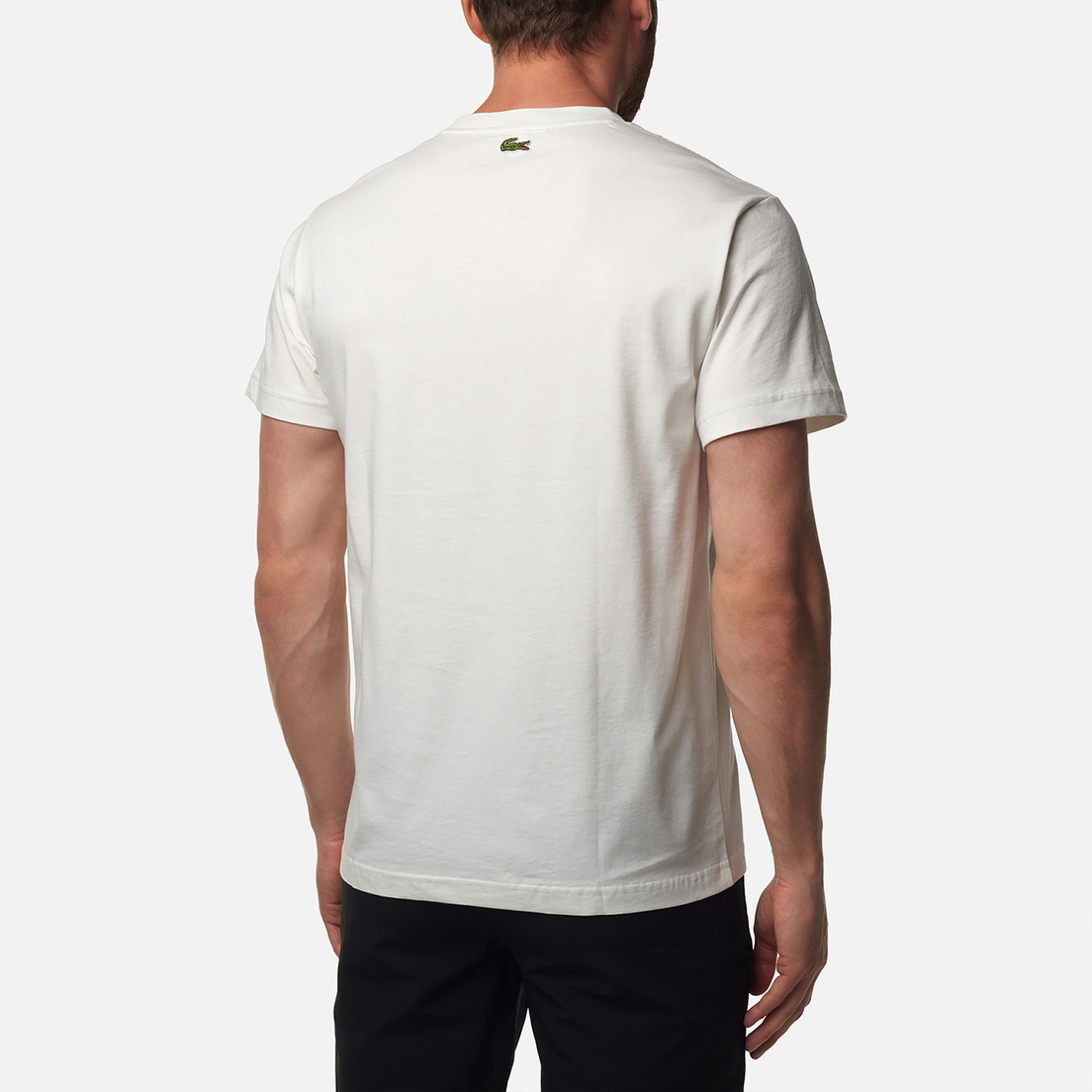Lacoste Мужская футболка Regular Fit Cotton Jersey Branded
