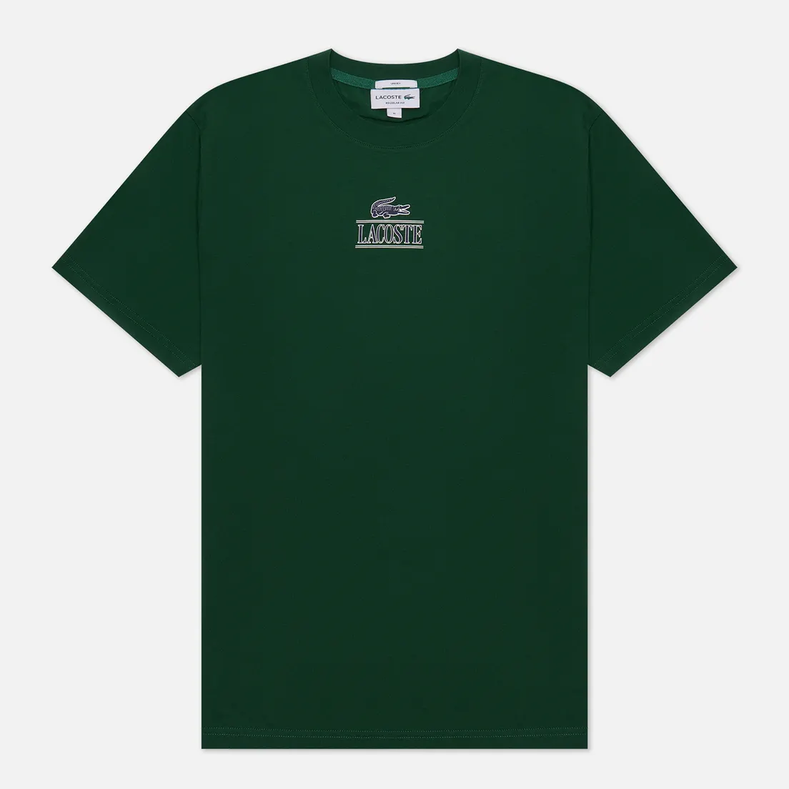 Lacoste Мужская футболка Regular Fit Cotton Jersey Branded