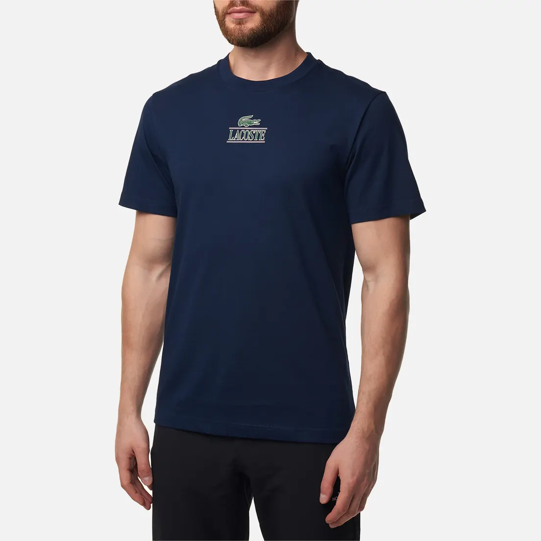 Lacoste Мужская футболка Regular Fit Cotton Jersey Branded