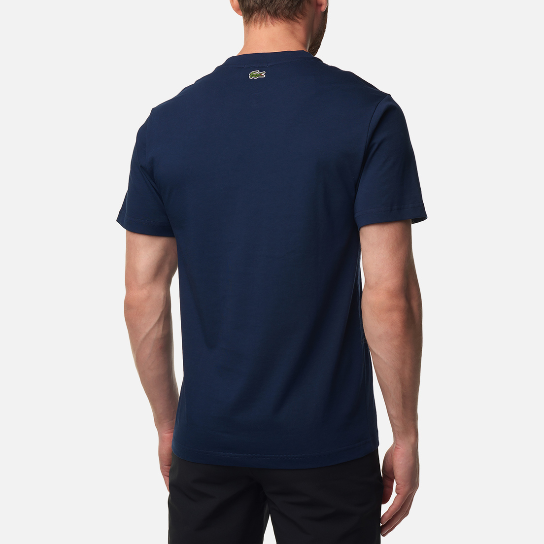 Lacoste Мужская футболка Regular Fit Cotton Jersey Branded