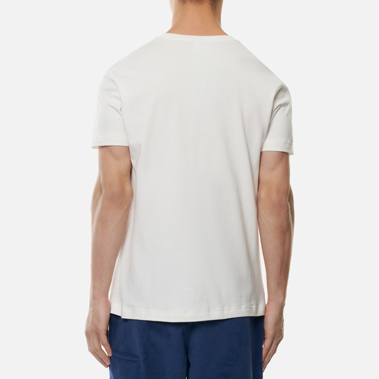 Мужская футболка Lacoste Live Oversized Crocodile Print White