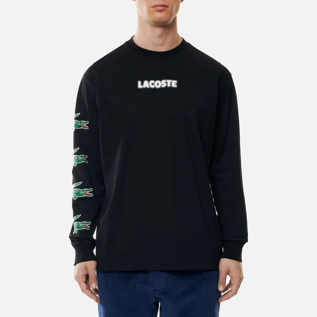 Lacoste Мужской лонгслив Sport Crocodile Print