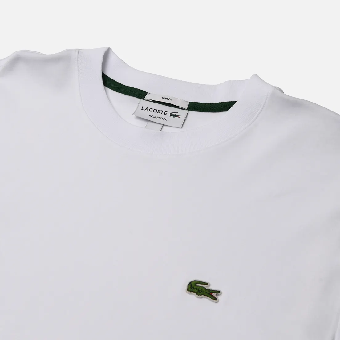Lacoste Мужская футболка Relaxed Fit Embroidered Crocodile