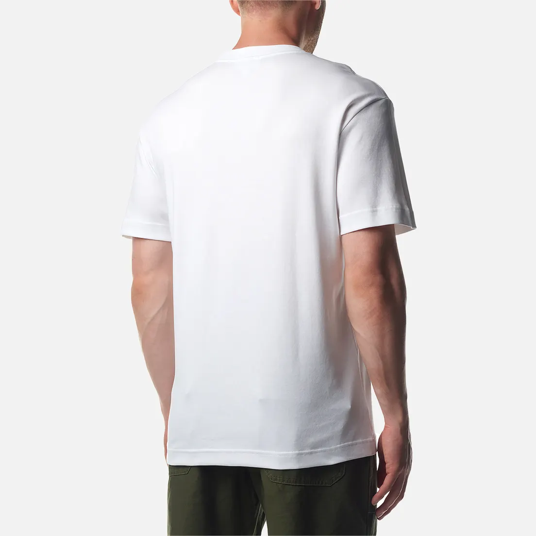 Lacoste Мужская футболка Relaxed Fit Embroidered Crocodile