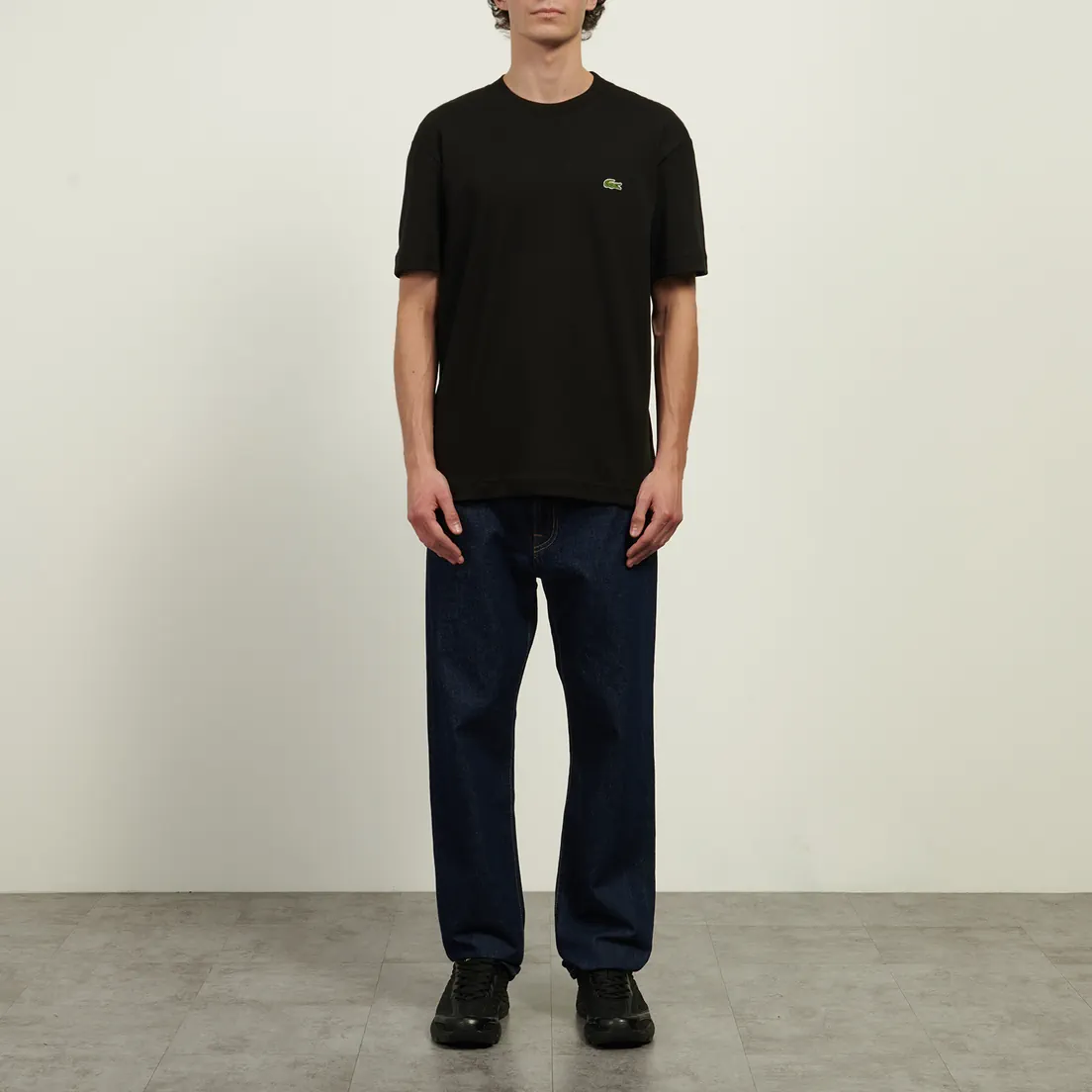 Lacoste Мужская футболка Relaxed Fit Embroidered Crocodile