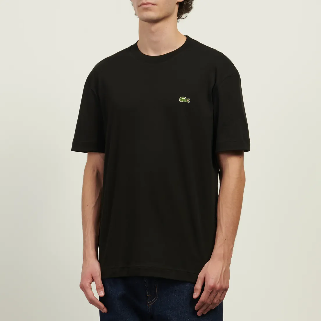 Lacoste Мужская футболка Relaxed Fit Embroidered Crocodile