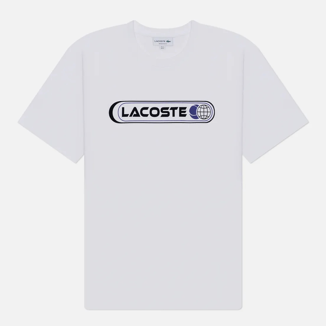Lacoste Мужская футболка Print Relax Fit Crew Neck