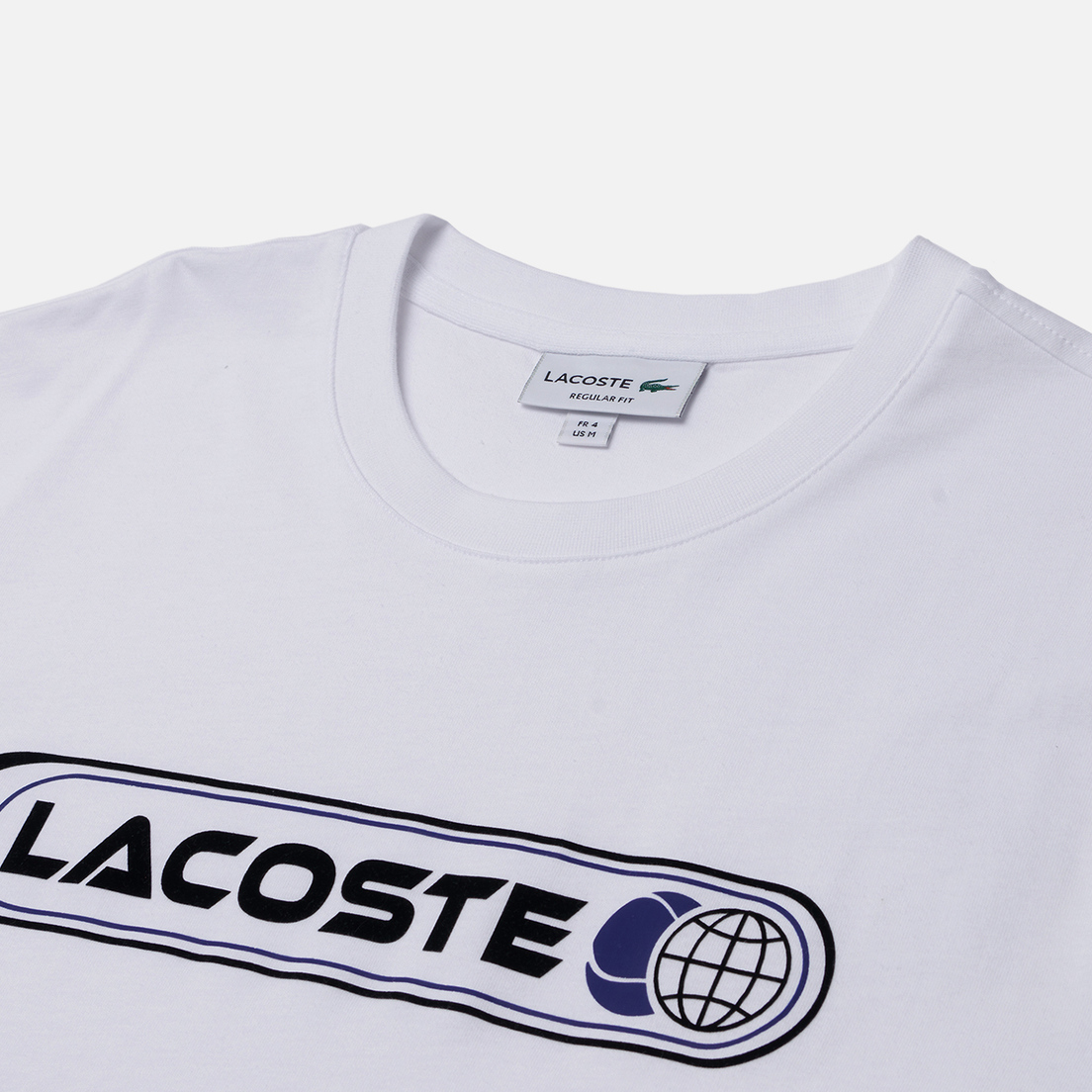 Lacoste Мужская футболка Print Relax Fit Crew Neck