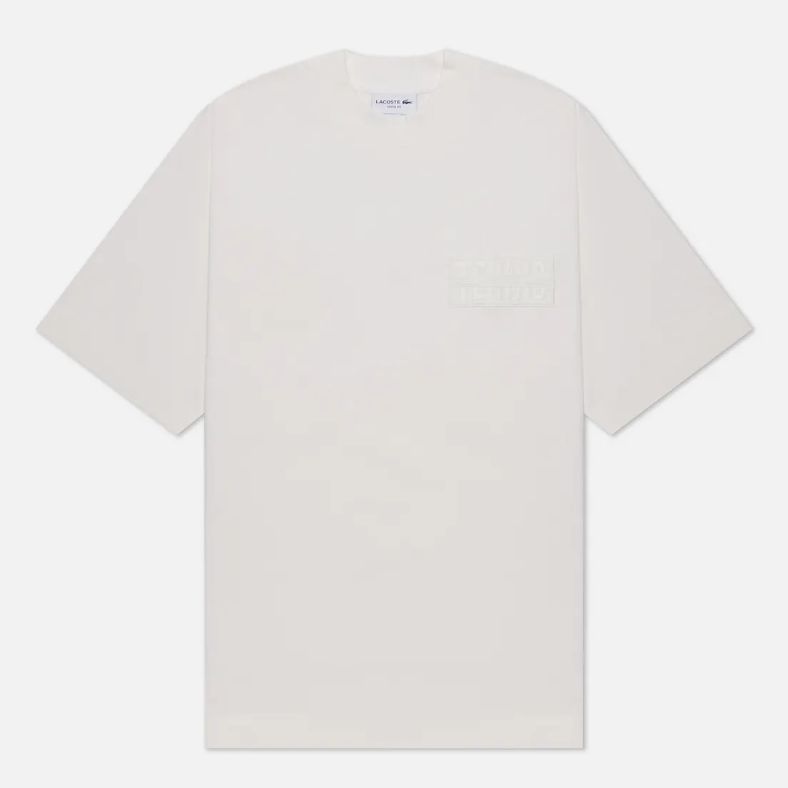Lacoste Мужская футболка Embroidered Loose Fit