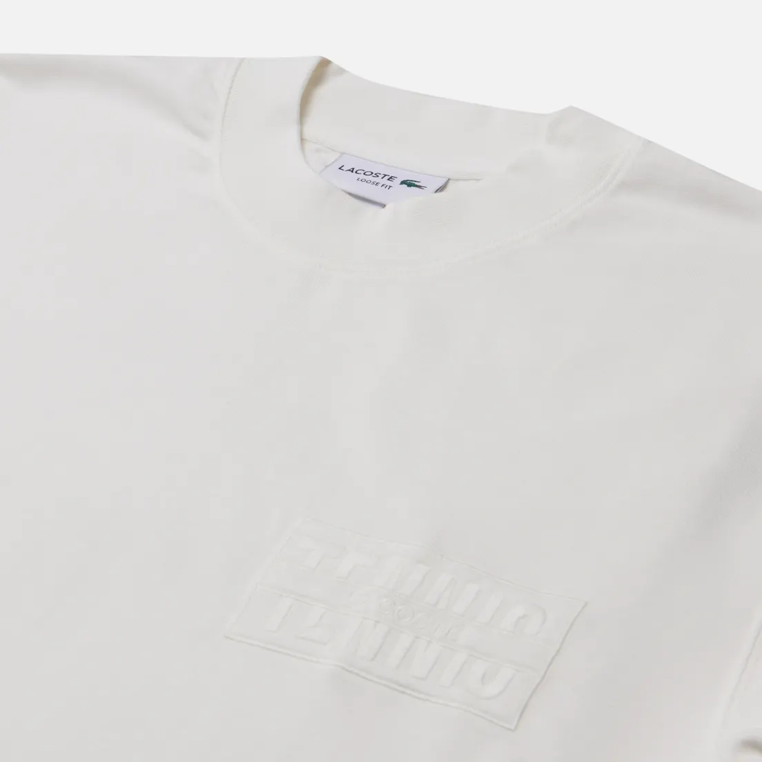 Lacoste Мужская футболка Embroidered Loose Fit