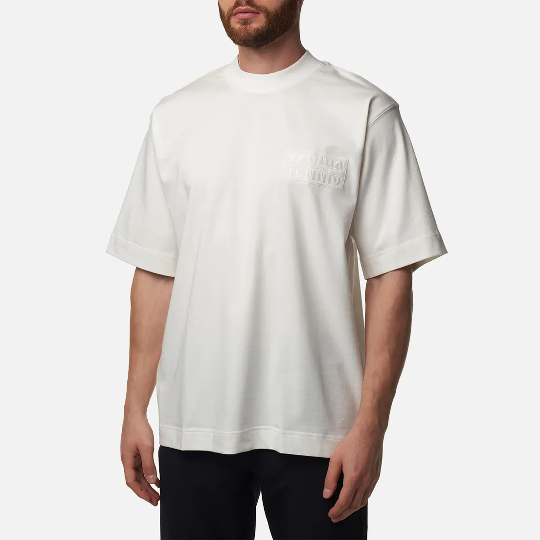 Lacoste Мужская футболка Embroidered Loose Fit