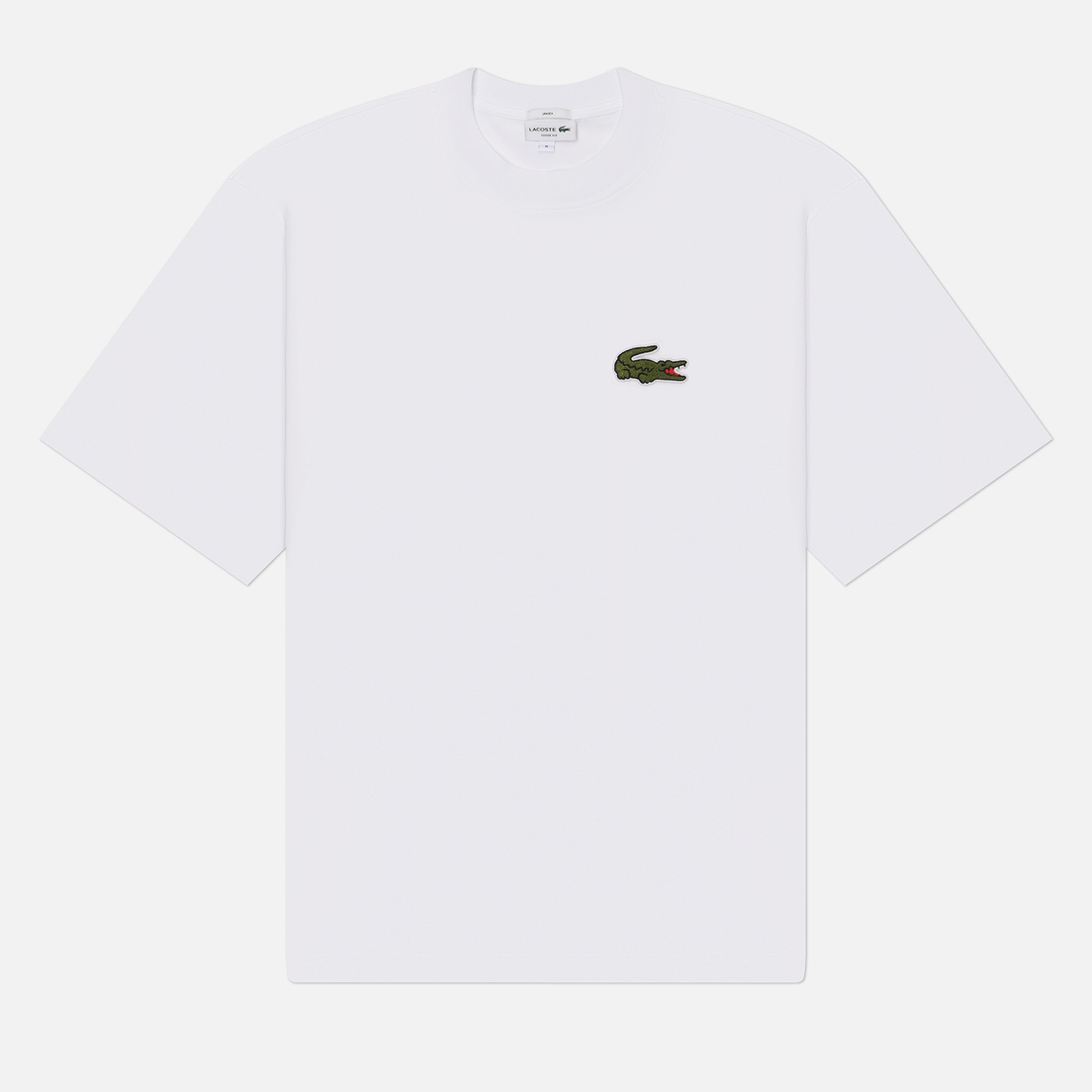 Lacoste Мужская футболка Loose Fit Heavy Cotton Badge