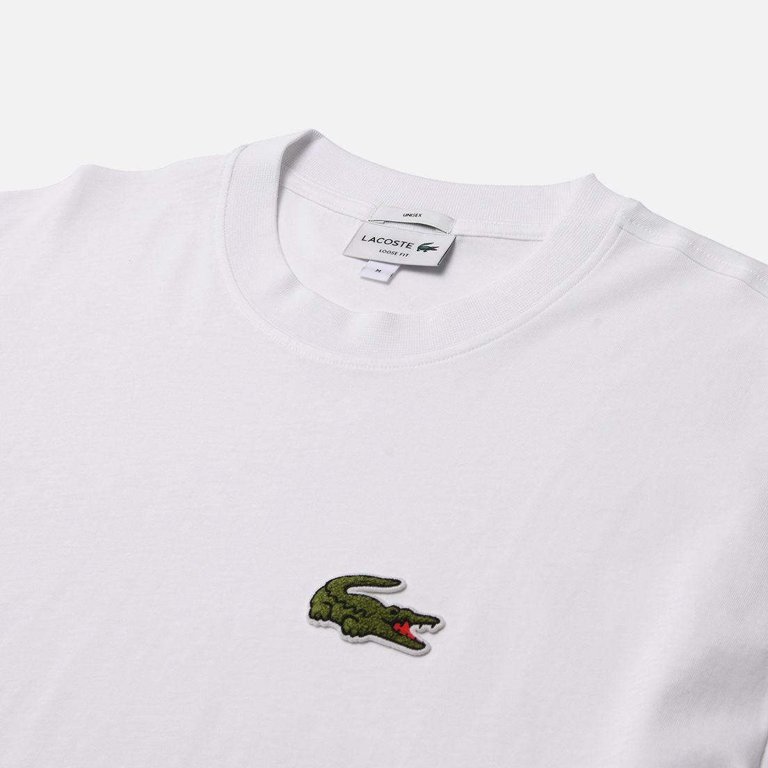 Lacoste Мужская футболка Loose Fit Heavy Cotton Badge