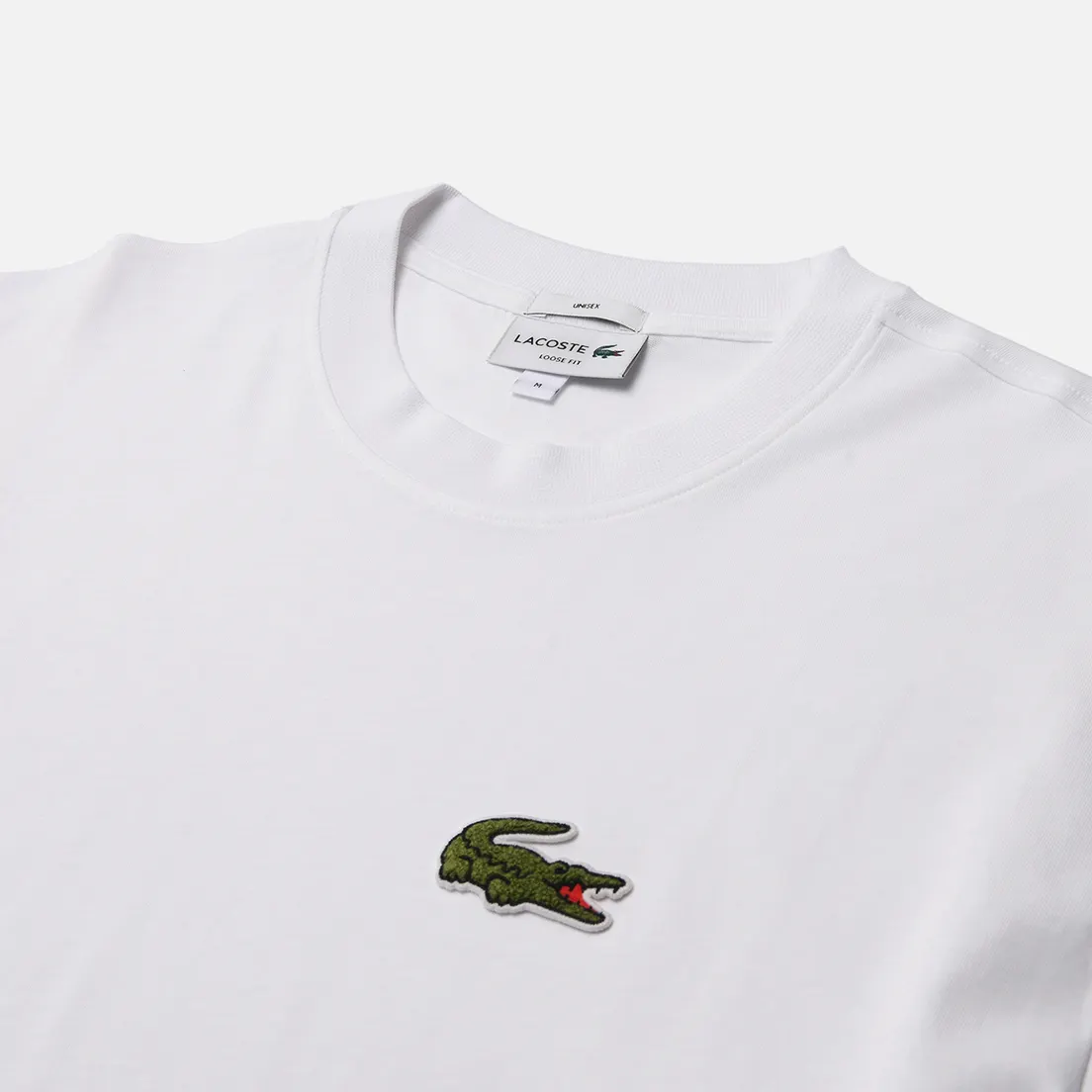 Lacoste Мужская футболка Loose Fit Heavy Cotton Badge