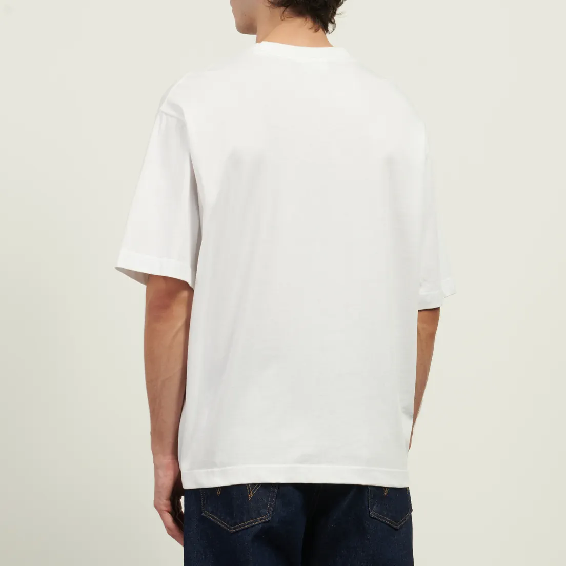 Lacoste Мужская футболка Loose Fit Heavy Cotton Badge