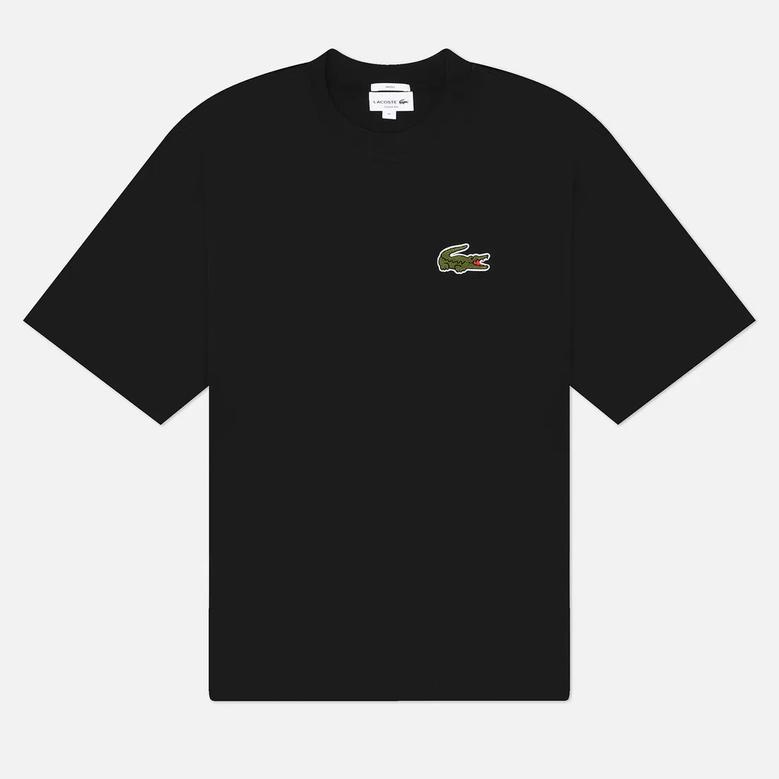 Lacoste Мужская футболка Loose Fit Heavy Cotton Badge