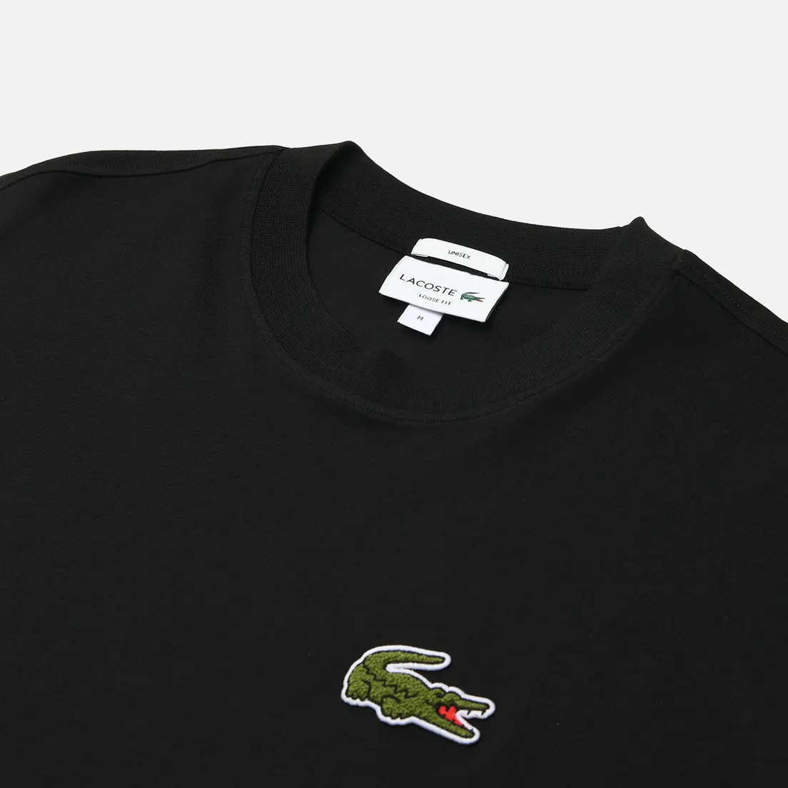 Lacoste Мужская футболка Loose Fit Heavy Cotton Badge