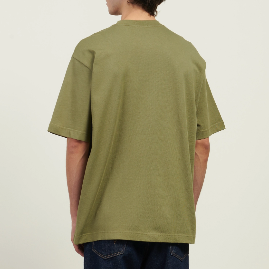 Lacoste Мужская футболка Loose Fit Heavy Cotton Badge