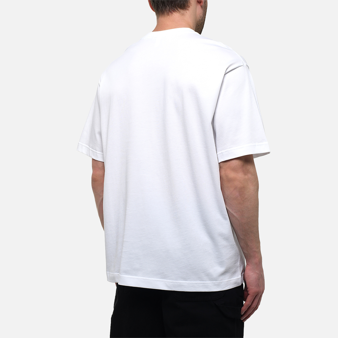 Lacoste Мужская футболка Loose Fit Heavy Cotton Printed