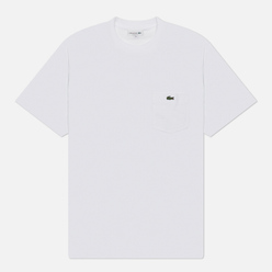 Lacoste Мужская футболка Embroidered Crocodile Pocket