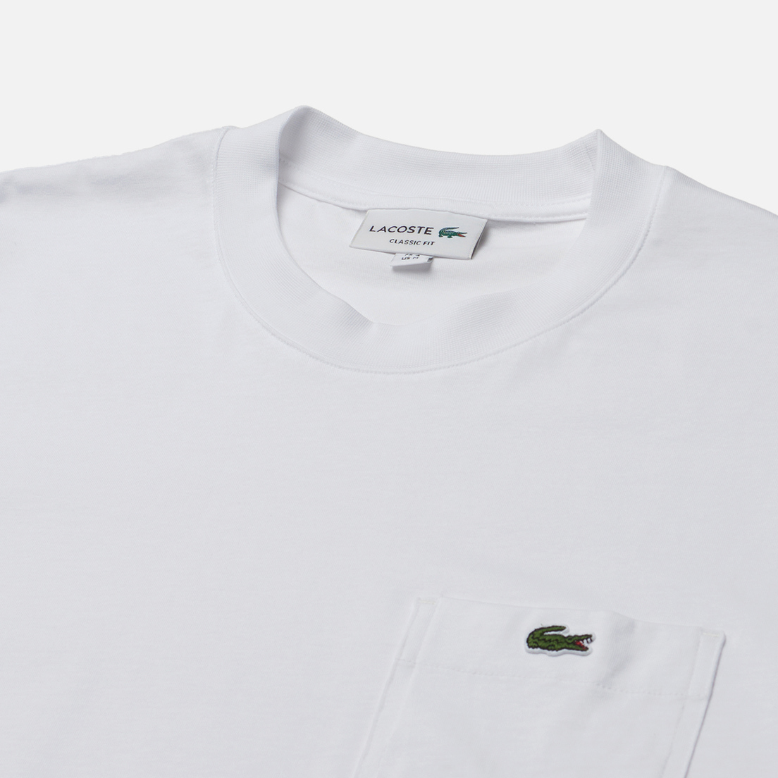 Lacoste Мужская футболка Embroidered Crocodile Pocket