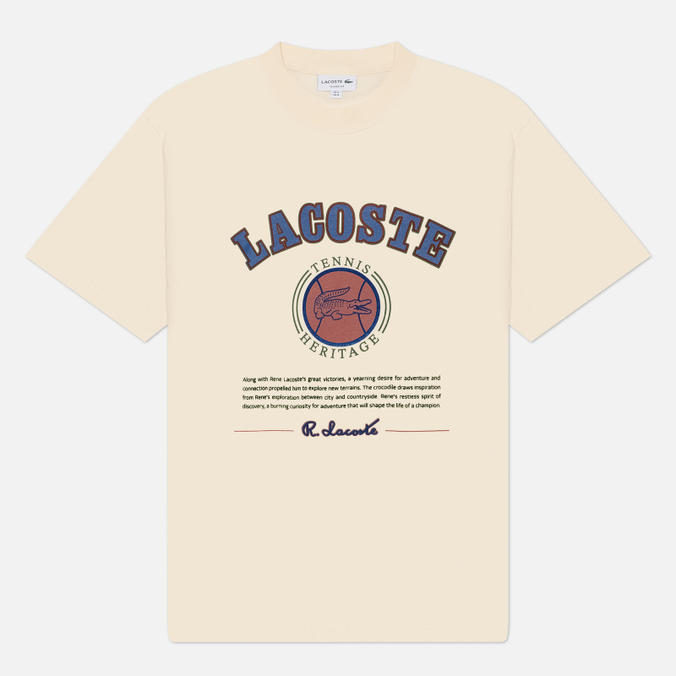 Мужская футболка Lacoste Print Cotton