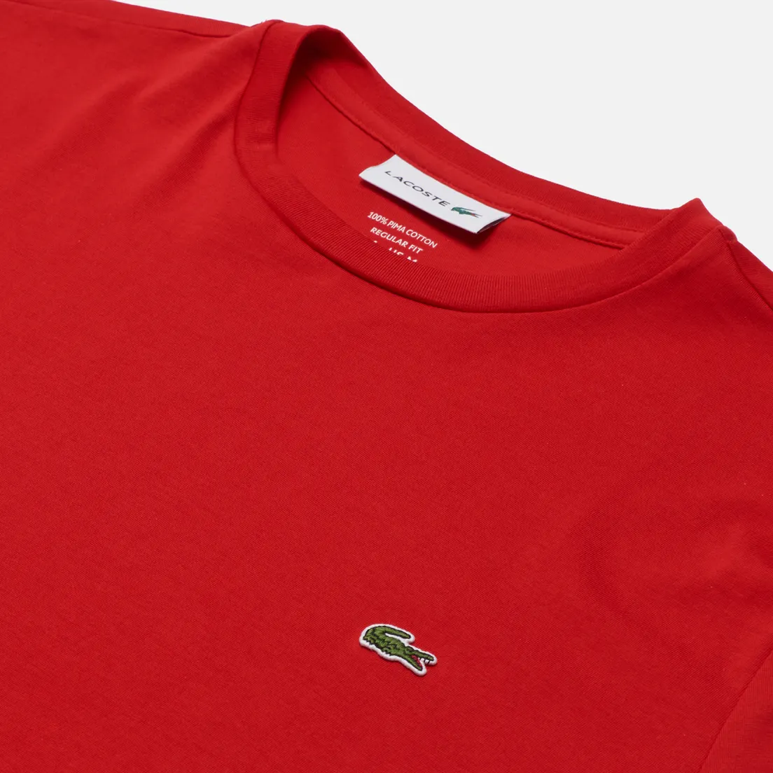 Lacoste Мужская футболка Crew Neck Pima Cotton
