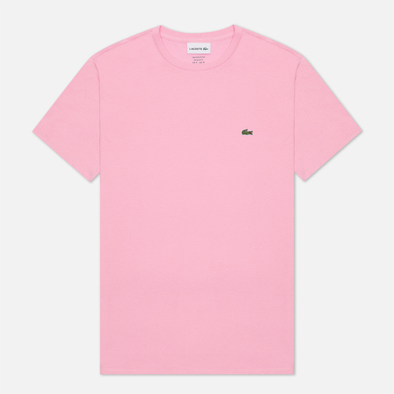 Мужская футболка Lacoste Crew Neck Pima Cotton Light Pink