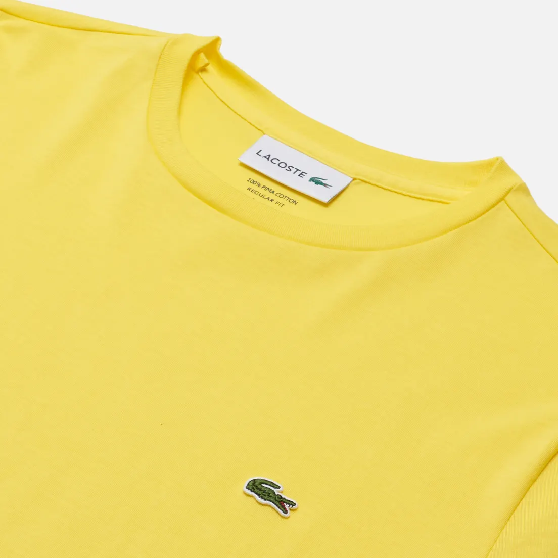 Lacoste Мужская футболка Crew Neck Pima Cotton