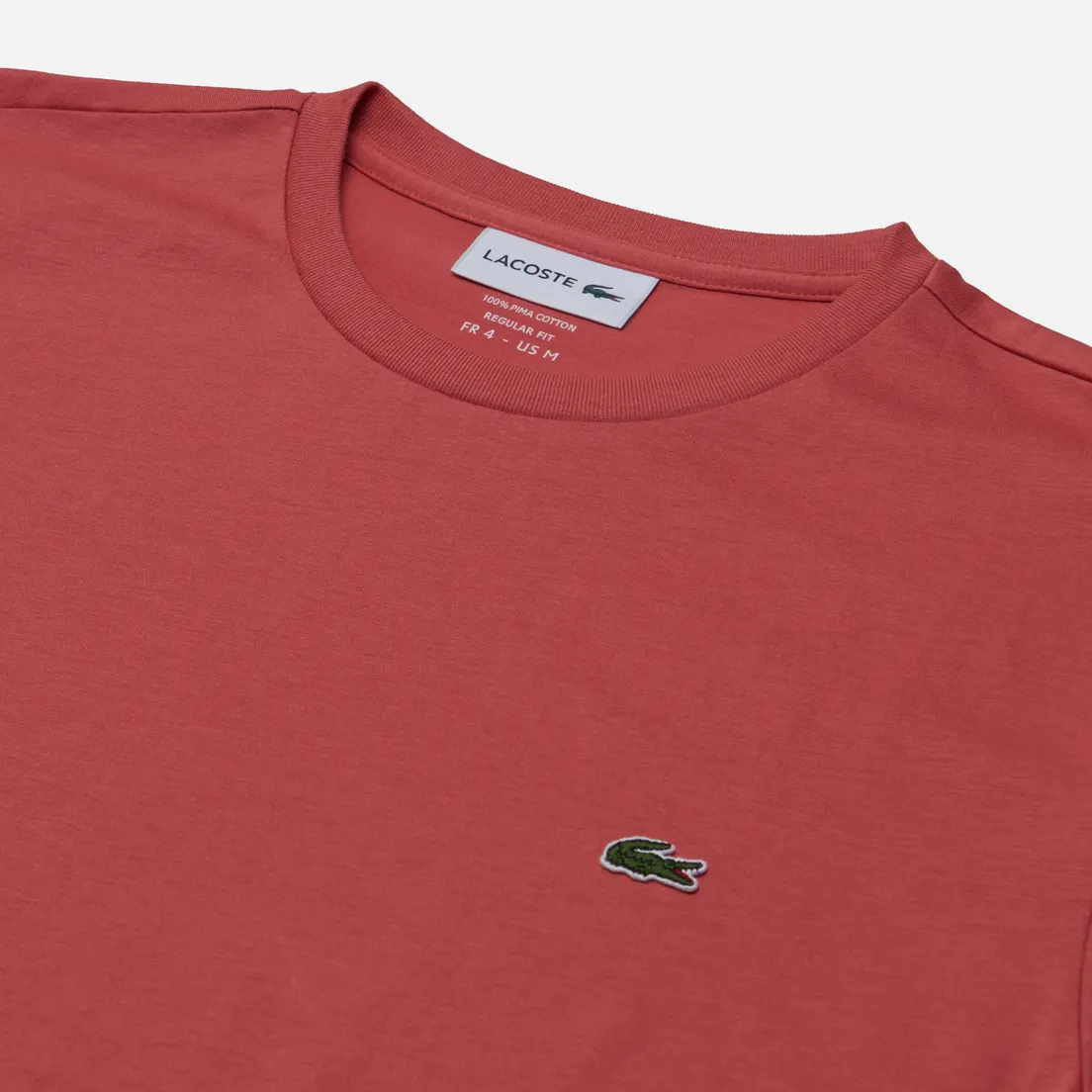 Lacoste Мужская футболка Crew Neck Pima Cotton