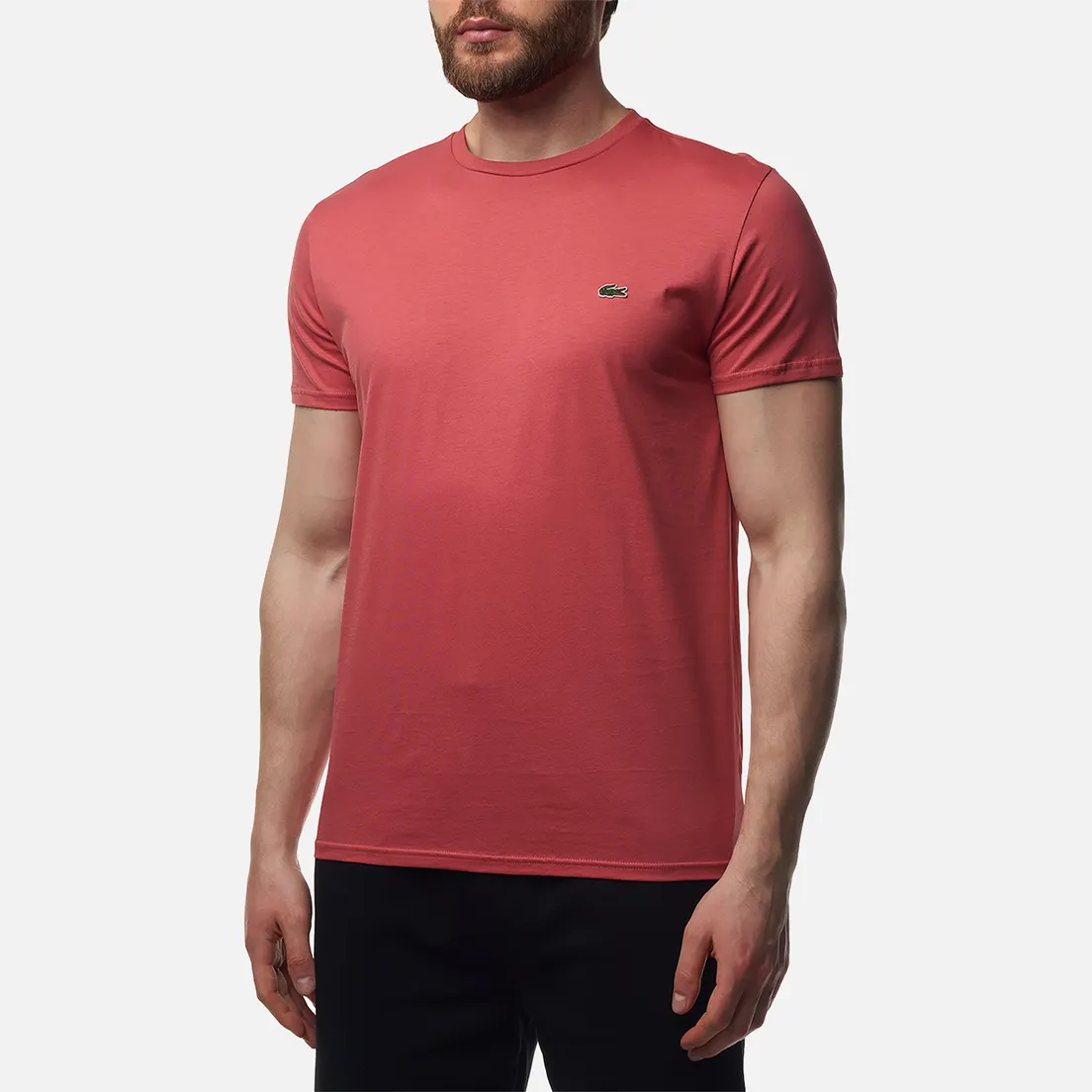 Lacoste Мужская футболка Crew Neck Pima Cotton