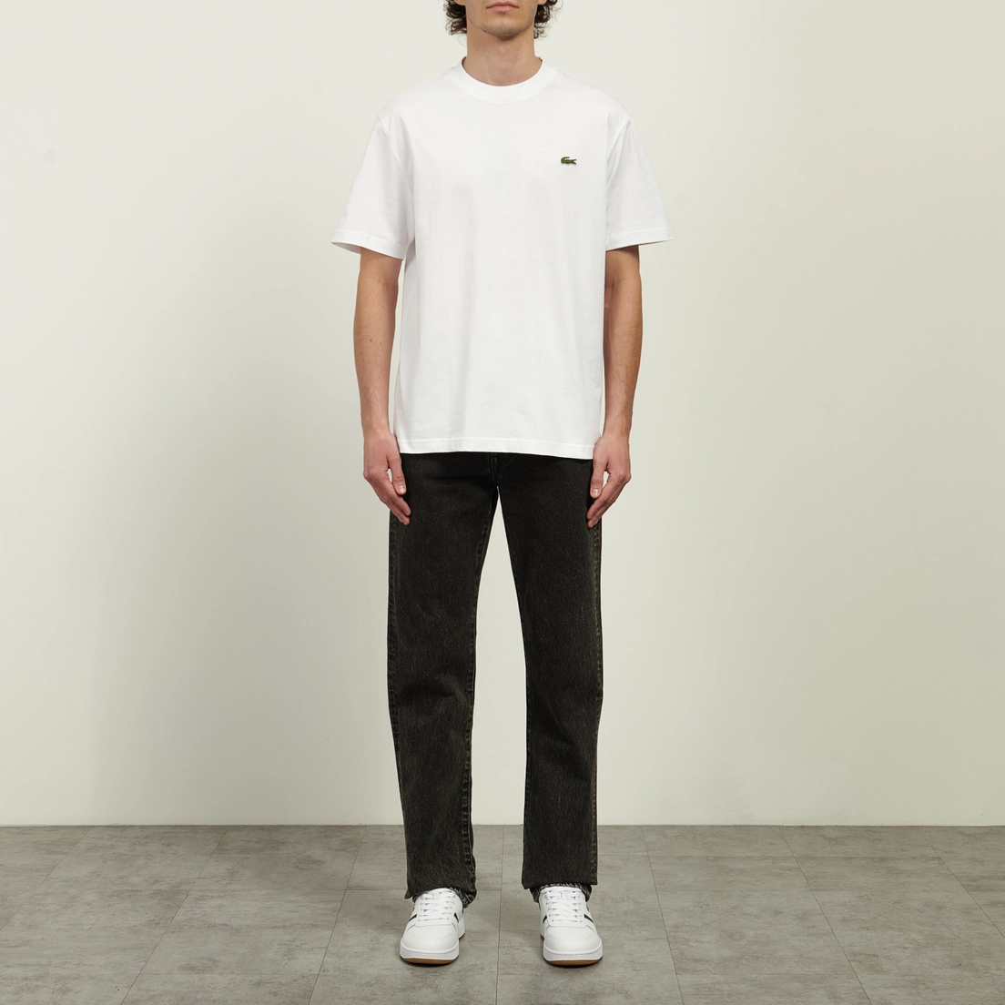 Lacoste Мужская футболка Classic Fit Embroidered Crocodile