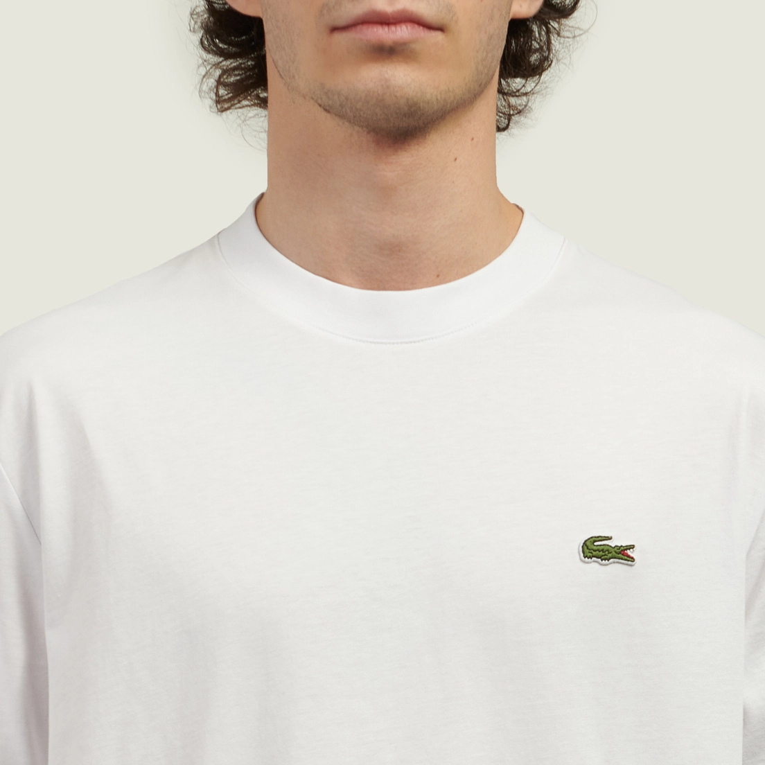 Lacoste Мужская футболка Classic Fit Embroidered Crocodile