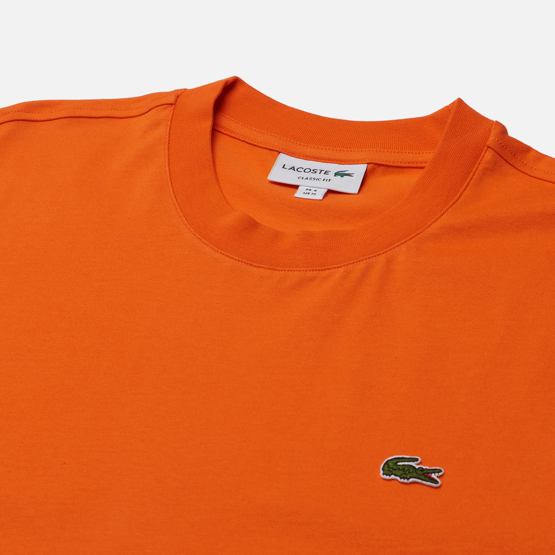 Lacoste t shirt orange on sale