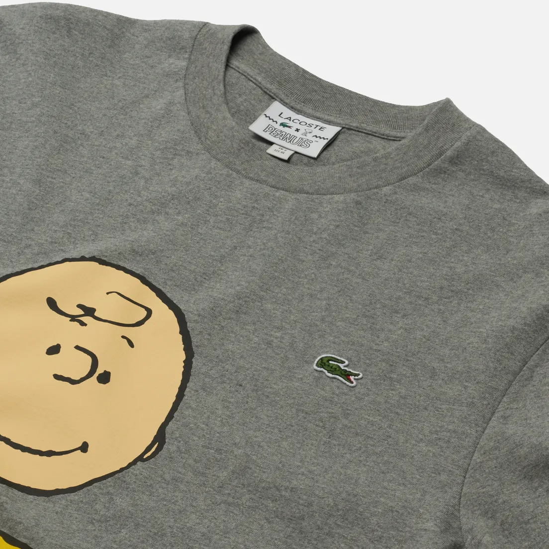 Lacoste Мужская футболка x Peanuts Crew Neck Organic Cotton