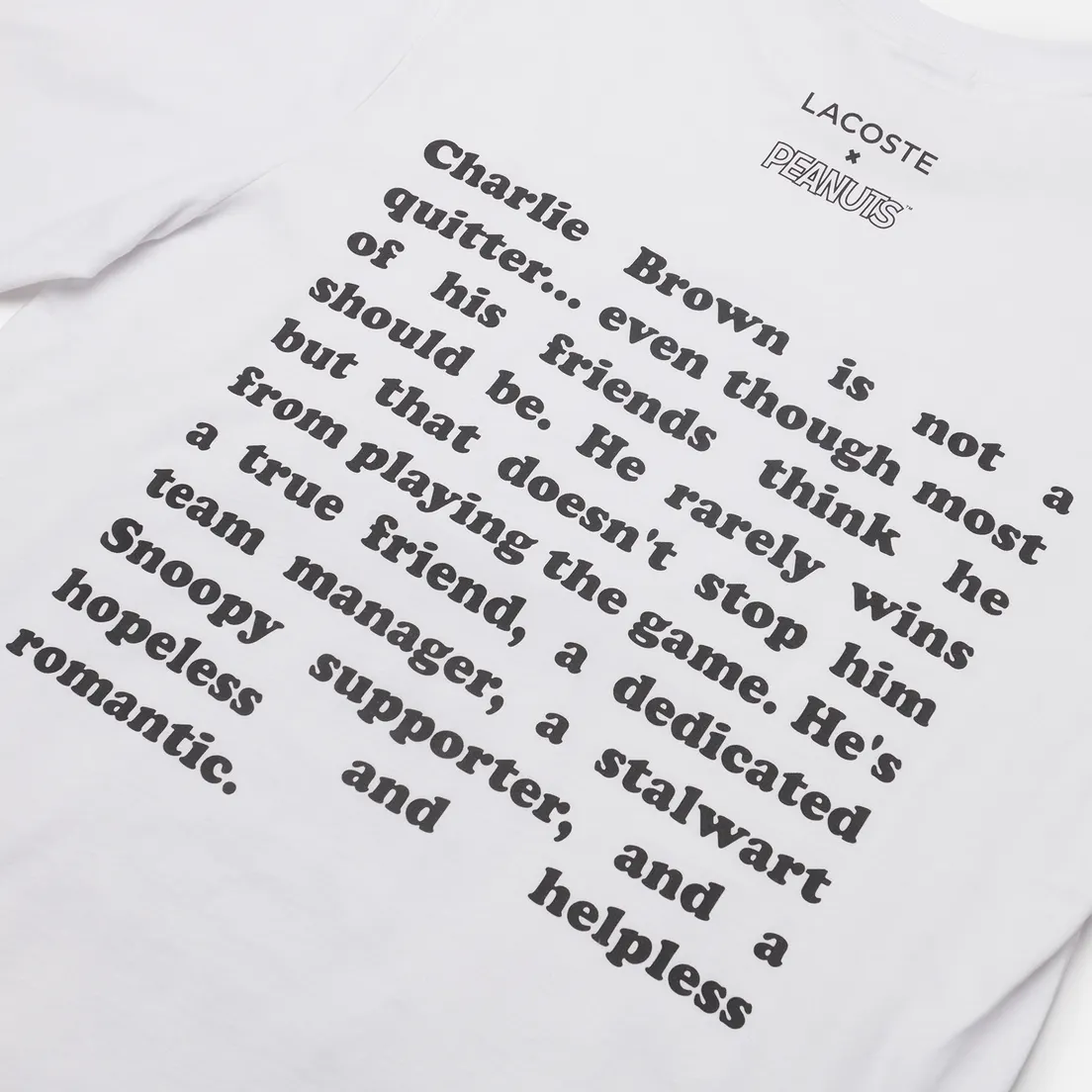 Lacoste Мужской лонгслив x Peanuts Organic Cotton