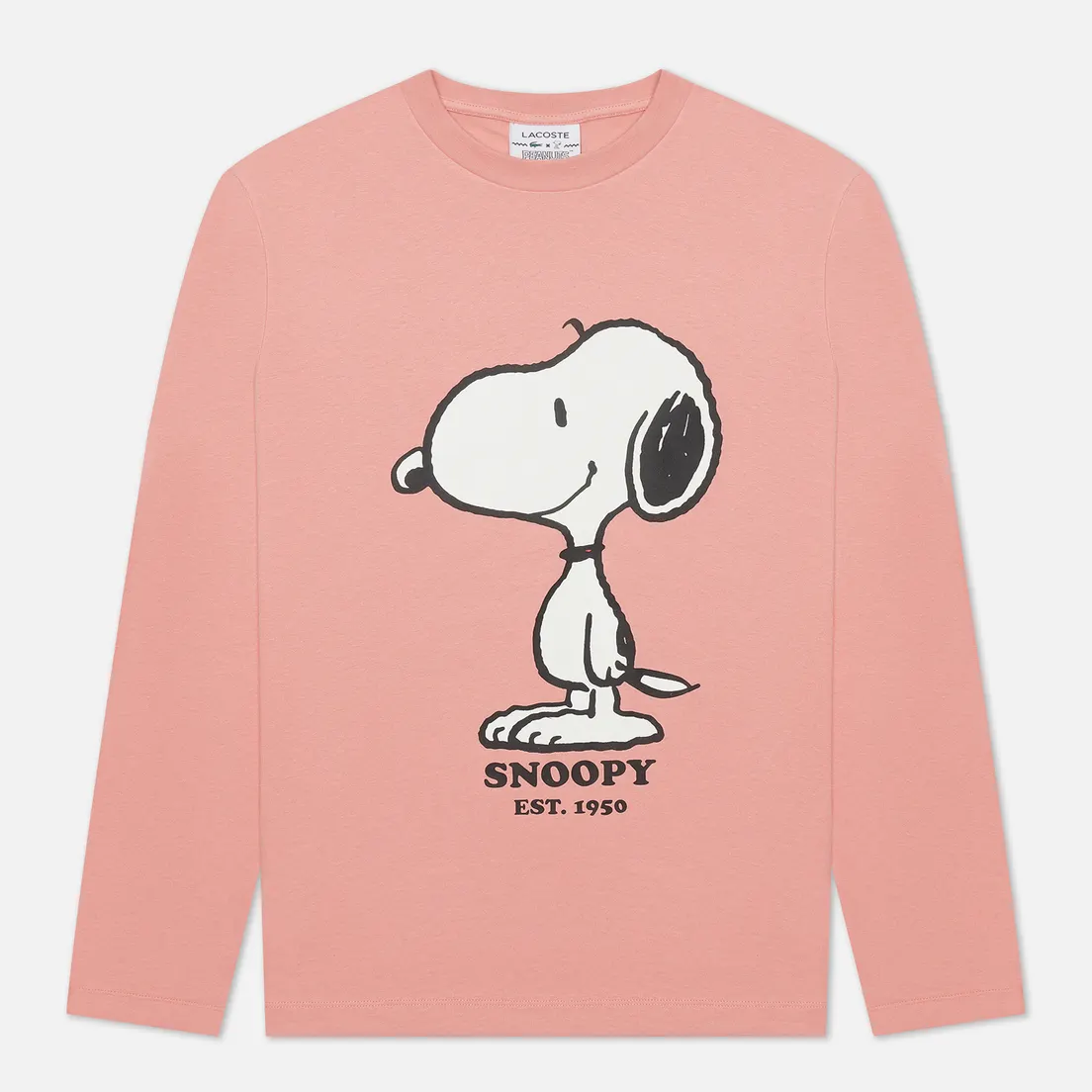 Lacoste Мужской лонгслив x Peanuts Organic Cotton