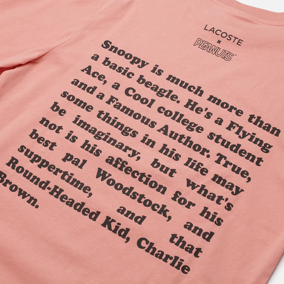 Lacoste Мужской лонгслив x Peanuts Organic Cotton
