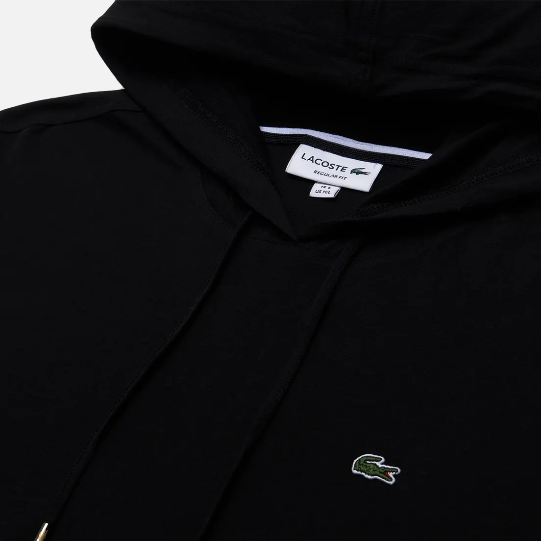 Lacoste Мужской лонгслив Cotton Jersey Hoodie