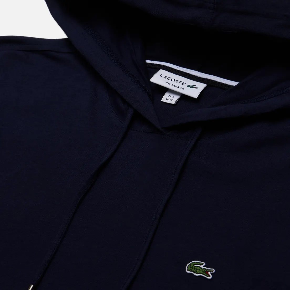 Lacoste Мужской лонгслив Cotton Jersey Hoodie