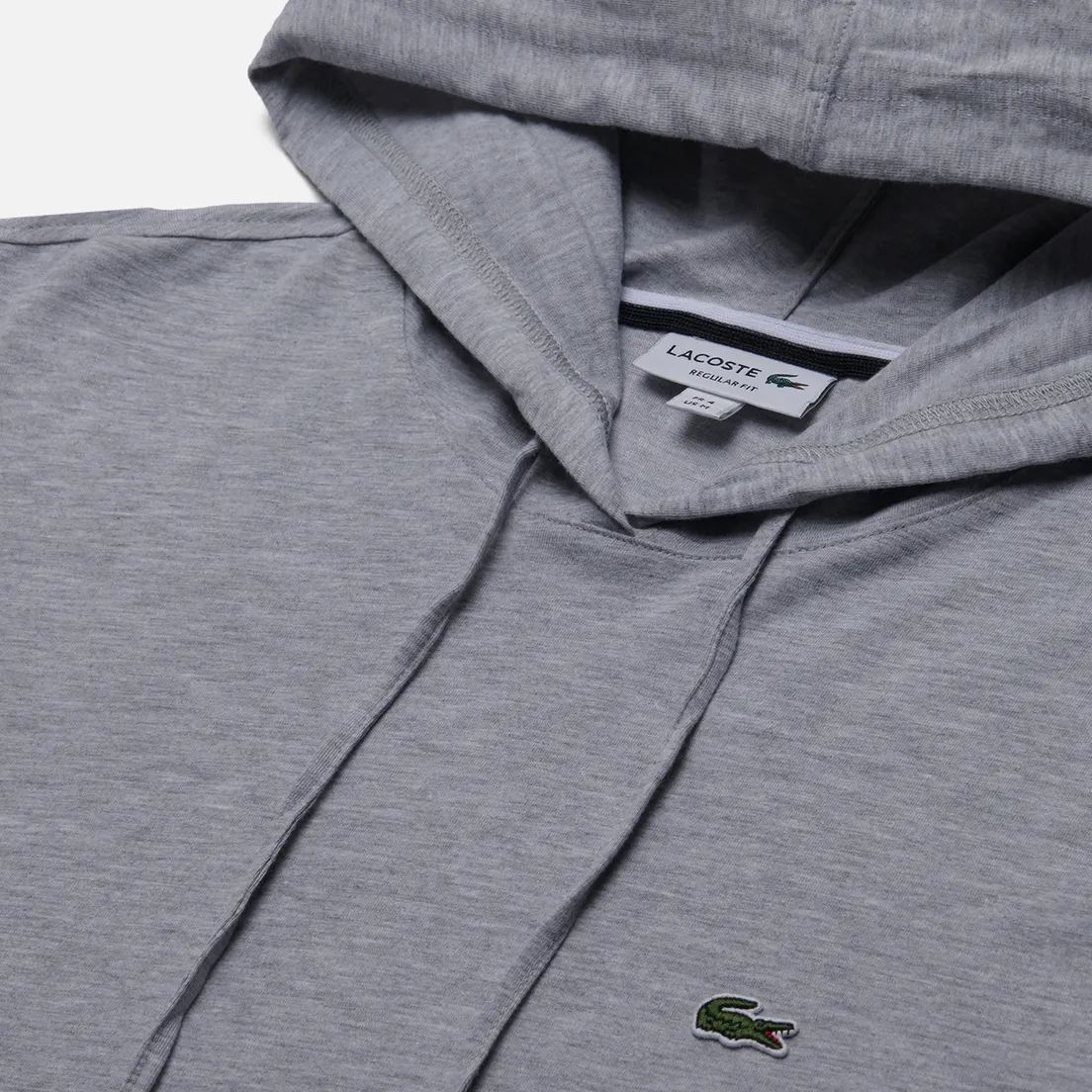 Lacoste Мужской лонгслив Cotton Jersey Hoodie