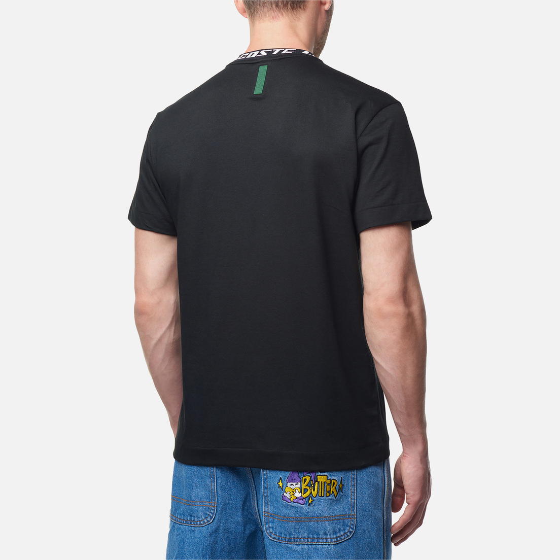 Lacoste Мужская футболка Regular Fit Branded Collar