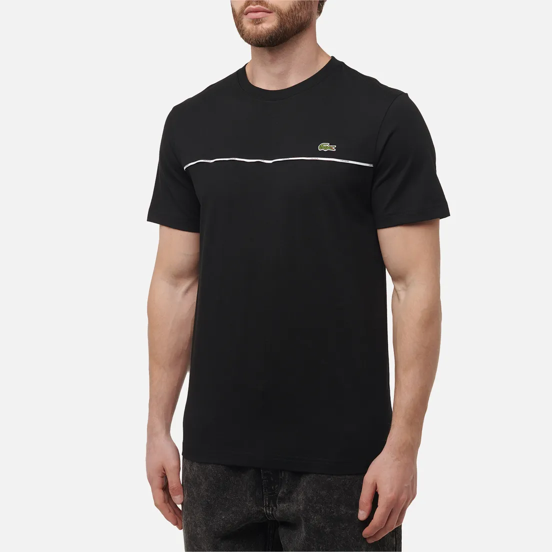 Lacoste Мужская футболка Trim Cotton Jersey