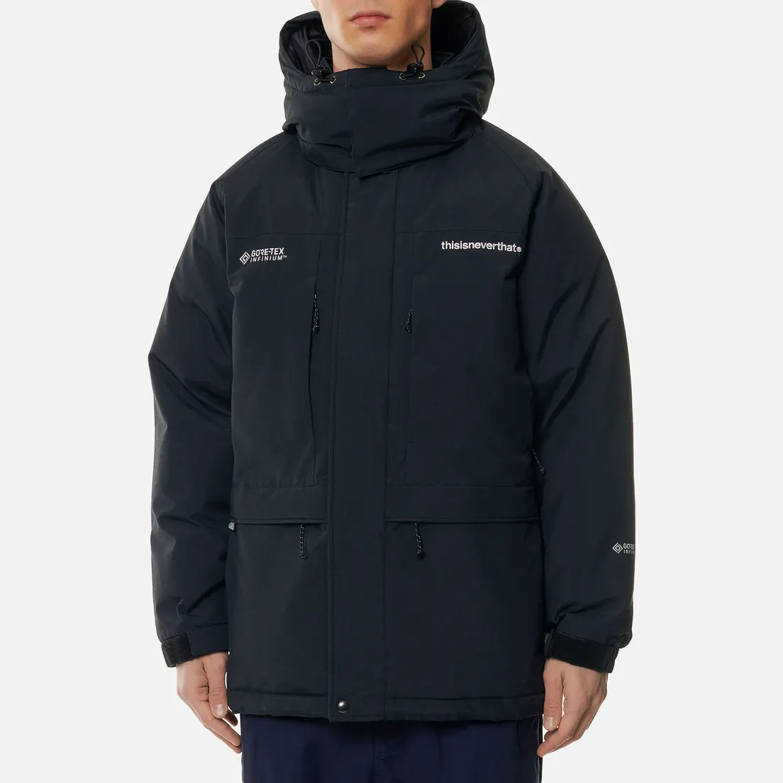 thisisneverthat Мужская куртка парка Gore-Tex Infinium Mountain Down