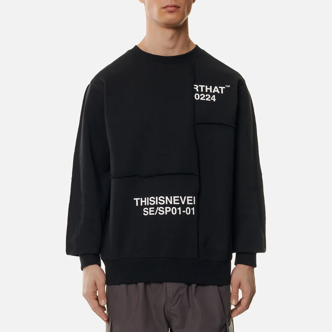thisisneverthat Мужская толстовка CP-Paneled Crew Neck