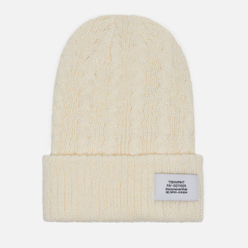 Шапка thisisneverthat Cable Beanie Ivory