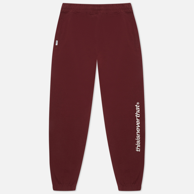 Мужские брюки thisisneverthat, цвет бордовый, размер S TN213TPAWP01BRNG SP-Logo Embroidery - фото 1